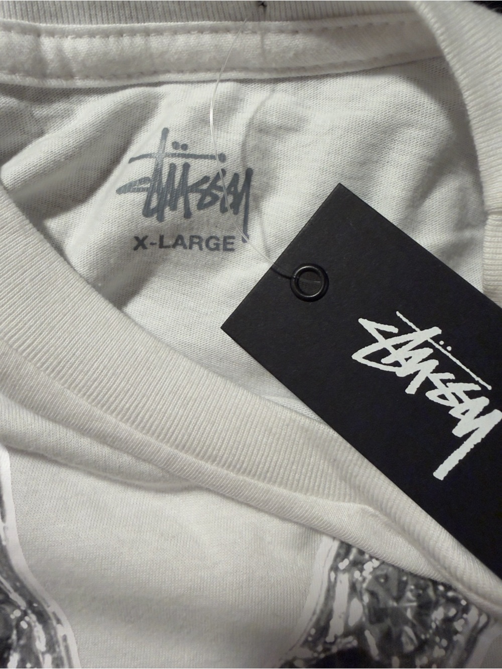 VTG Stüssy Archive Chrome NY Yankees T-shirt Size Men’s XL (NWT) - Picture 3 of 7